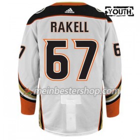 Anaheim Ducks RICKARD RAKELL 67 Adidas Weiß Trikot Authentic - Kinder
